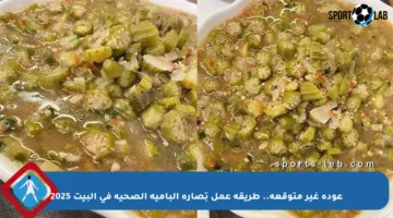 عودة غير متوقعة.. طريقة عمل بَصارة البامية الصحية في البيت 2025